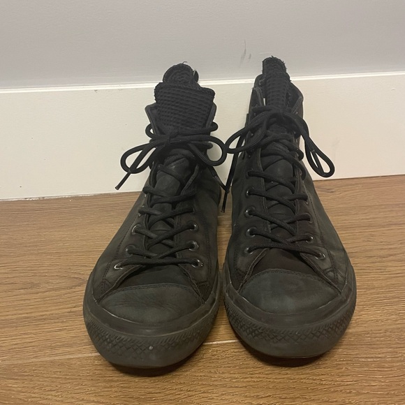 Converse Chuck Taylor All Star Waterproof High Triple Black 162409C Men’s 13 - Picture 4 of 11